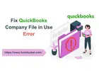 How to Fix QuickBooks Company File in Use Error?