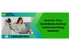 An Easy Method To Resolve QuickBooks Backup Failed Issue
