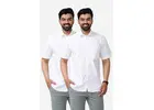 Double Delight White Shirts