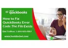How to Tackle QuickBooks Error the File Exists?
