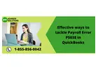 Quick Ways To Tackle Payroll Error PS038 In QuickBooks