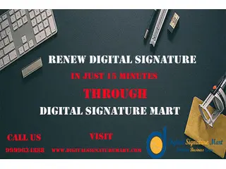 Renew Digital Signature Certificate Online