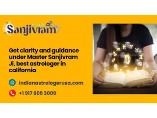 Get clarity and guidance under Master Sanjivram Ji, best astrologer in california 