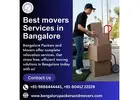 Best Movers Services in Bangalore