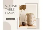 Buy Stylish Table Lamps for Study Desk & Side Table Online | Whispering Homes 