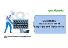 How to Fix the QuickBooks Error 12045?