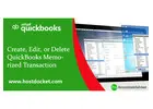 How to create, edit or delete QuickBooks memorized transaction? 