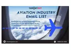 Where can I find the most comprehensive and reliable aviation industry mailing lists?