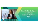 Proven Technique To Resolve QuickBooks Error 6143