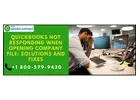Fix QuickBooks not responding when opening company file swiftly