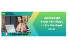 Effective Technique To Eliminate QuickBooks Error 108