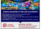Stream unlimited TV $15 per MO