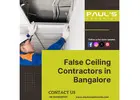 Paul's Creation | False Ceiling Contractors in Bangalore