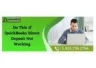 How to eliminate QuickBooks Direct Deposit Not Working glitch