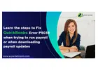 How to Fix QuickBooks Payroll Update Error PS038?