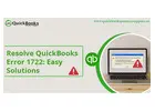 How to Fix QuickBooks Error 1722?