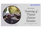 Madras University Distance Education Fees Details