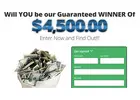 Are You Ready to Turn Your Luck into $4,500 Cash?