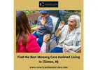 Find the Best Memory Care Assisted Living in Clinton, NJ
