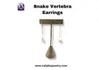 Snake Vertebra Earrings