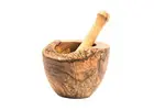Choixe offers durable Olive wood mortar and pestle kitchen countertops   