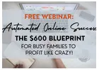 "Join the 2-hour workday club. Here’s your Blueprint to $900 daily."