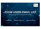 Avail customized ZOOM USERS EMAIL LIST across USA-UK