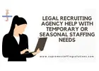 What are some red flags to watch out for when choosing legal recruiting companies?