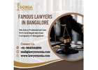Famous Lawyers in Bangalore