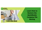 Step-by-Step Process to Restore the QuickBooks Company File Backup