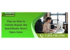 A must follow step to fix QuickBooks Won't Open Company File issue