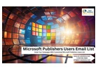 Microsoft Publishers Users Email List